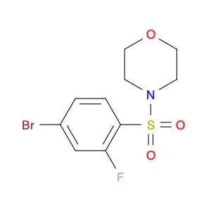 1000068-42-7 4-(4-bromo-2-fluorophenylsulfonyl)morpholine