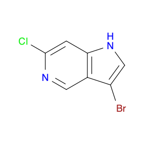 1000341-61-6 1H-Pyrrolo[3,2-c]pyridine, 3-bromo-6-chloro-