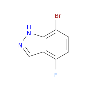 1000341-72-9 1H-Indazole, 7-broMo-4-fluoro-