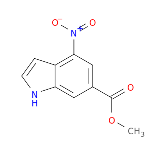 1H-Indole-6-carboxylic acid, 4-nitro-, methyl ester