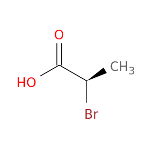 10009-70-8 Propanoic acid, 2-bromo-, (2R)-