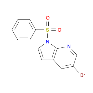 1-BENZENESULFONYL-5-BROMO-1H-PYRROLO[2,3-B]PYRIDINE