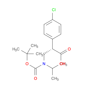 1001179-33-4 (2S)-3-[tert-butoxycarbonyl(isopropyl)amino]-2-(4-chlorophenyl)propanoic acid