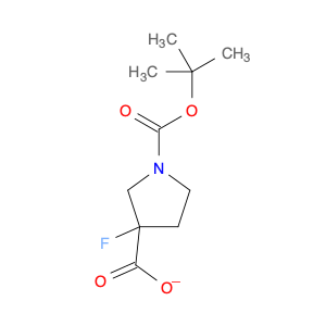 1001754-59-1 1,3-Pyrrolidinedicarboxylic acid, 3-fluoro-, 1-(1,1-dimethylethyl) ester