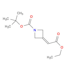 1002355-96-5 1-Azetidinecarboxylic acid, 3-(2-ethoxy-2-oxoethylidene)-, 1,1-dimethylethyl ester