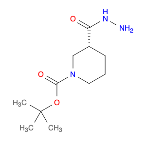 1,3-Piperidinedicarboxylic acid, 1-(1,1-dimethylethyl) ester, 3-hydrazide, (3R)-