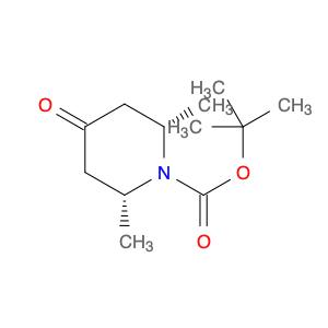 1-Piperidinecarboxylic acid, 2,6-dimethyl-4-oxo-, 1,1-dimethylethyl ester, (2R,6S)-rel-