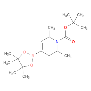 1005397-65-8 1(2H)-Pyridinecarboxylic acid, 3,6-dihydro-2,6-dimethyl-4-(4,4,5,5-tetramethyl-1,3,2-dioxaborolan-2-yl)-, 1,1-dimethylethyl ester