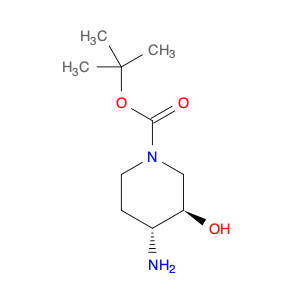 1-Piperidinecarboxylic acid, 4-amino-3-hydroxy-, 1,1-dimethylethyl ester, (3R,4R)-