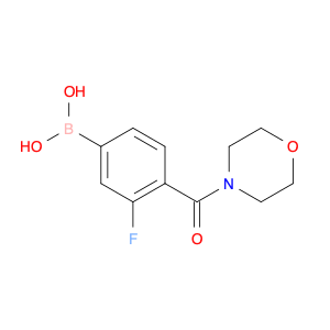 1008119-70-7 3-Fluoro-4-[(morpholin-4-yl)carbonyl]phenylboronic acid