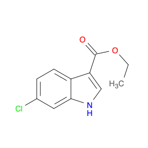 1H-Indole-3-carboxylic acid, 6-chloro-, ethyl ester