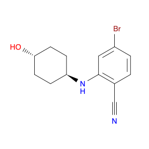 1008520-76-0 4-bromo-2-[(trans-4-hydroxycyclohexyl)amino]benzonitrile