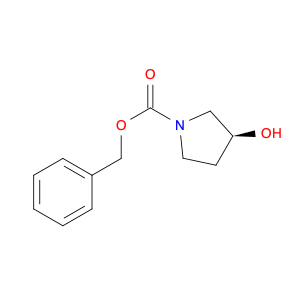 1-Pyrrolidinecarboxylic acid, 3-hydroxy-, phenylmethyl ester, (3S)-