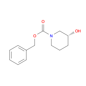 100858-34-2 1-Piperidinecarboxylic acid, 3-hydroxy-, phenylmethyl ester, (3R)-