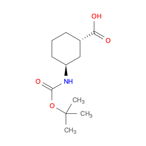 1008773-73-6 Cyclohexanecarboxylic acid, 3-[[(1,1-dimethylethoxy)carbonyl]amino]-, (1S,3S)-