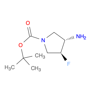 1009075-43-7 1-Pyrrolidinecarboxylic acid, 3-amino-4-fluoro-, 1,1-dimethylethyl ester, (3S,4S)-