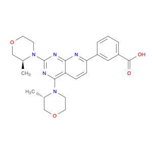 1009298-69-4 3-[2,4-bis[(3S)-3-methylmorpholin-4-yl]pyrido[2,3-d]pyrimidin-7-yl]benzoic acid