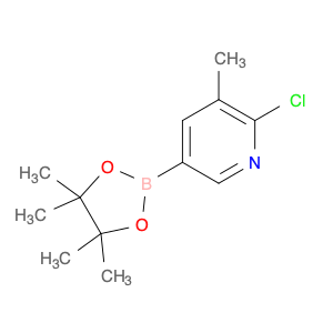 Pyridine, 2-chloro-3-methyl-5-(4,4,5,5-tetramethyl-1,3,2-dioxaborolan-2-yl)-