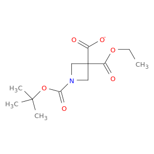 1,3,3-Azetidinetricarboxylic acid, 1-(1,1-dimethylethyl) 3-ethyl ester