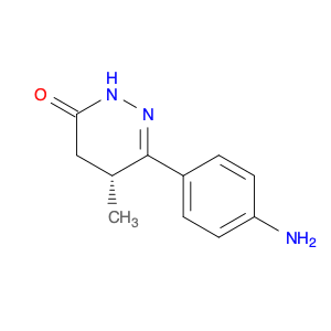 101328-85-2 3(2H)-Pyridazinone, 6-(4-aminophenyl)-4,5-dihydro-5-methyl-, (5R)-