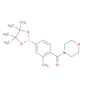 1013643-15-6 (2-methyl-4-(4,4,5,5-tetramethyl-1,3,2-dioxaborolan-2-yl)phenyl)(morpholino)methanone