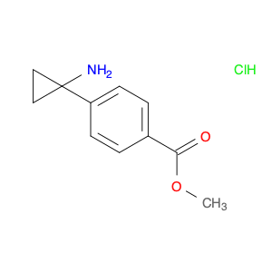 1014645-87-4 Benzoic acid, 4-(1-aminocyclopropyl)-, methyl ester, hydrochloride (1:1)