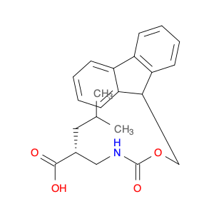 Pentanoic acid, 2-[[[(9H-fluoren-9-ylmethoxy)carbonyl]amino]methyl]-4-methyl-, (2R)-