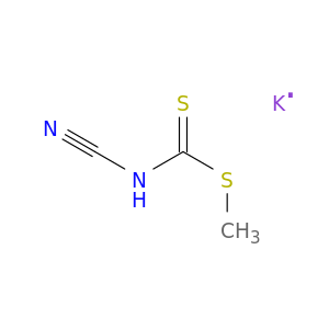 10191-61-4 Carbamodithioic acid, N-cyano-, methyl ester, potassium salt (1:1)