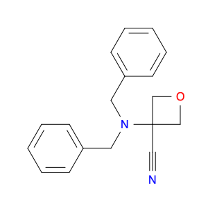 1021393-00-9 3-Oxetanecarbonitrile, 3-[bis(phenylmethyl)amino]-