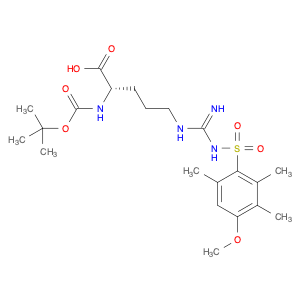 102185-38-6 L-Ornithine, N2-[(1,1-dimethylethoxy)carbonyl]-N5-[imino[[(4-methoxy-2,3,6-trimethylphenyl)sulfonyl]amino]methyl]-