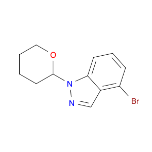 1H-Indazole, 4-bromo-1-(tetrahydro-2H-pyran-2-yl)-