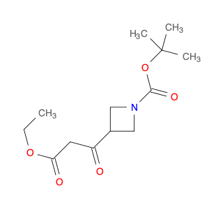 3-Azetidinepropanoic acid, 1-[(1,1-dimethylethoxy)carbonyl]-β-oxo-, ethyl ester