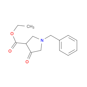 3-Pyrrolidinecarboxylic acid, 4-oxo-1-(phenylmethyl)-, ethyl ester