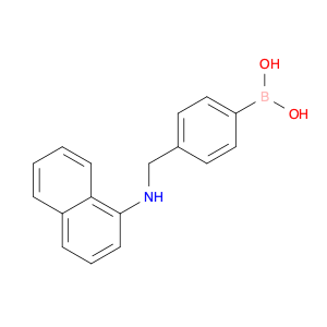 1029439-61-9 (4-((naphthalen-1-ylamino)methyl)phenyl)boronic acid