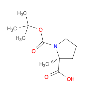 1,2-Pyrrolidinedicarboxylic acid, 2-methyl-, 1-(1,1-dimethylethyl) ester,(2S)-