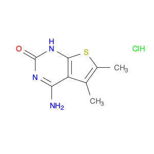 1033366-59-4 Thieno[2,3-d]pyrimidin-2(1H)-one, 4-amino-5,6-dimethyl-, hydrochloride (1:1)