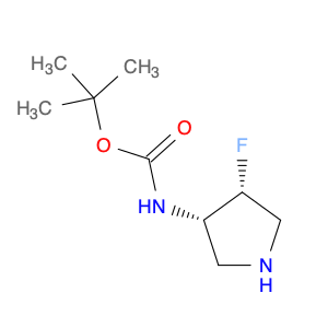 1033718-89-6 Carbamic acid, N-[(3S,4R)-4-fluoro-3-pyrrolidinyl]-, 1,1-dimethylethyl ester