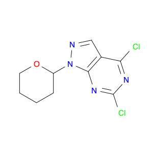 1037479-62-1 4,6-dichloro-1-(oxan-2-yl)-1H-pyrazolo[3,4-d]pyrimidine