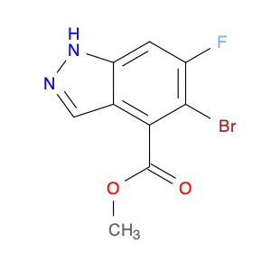 1037841-25-0 Methyl 5-bromo-6-fluoro-1H-indazole-4-carboxylate