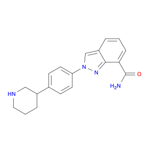 1038915-75-1 2-[4-(piperidin-3-yl)phenyl]-2H-indazole-7-carboxamide