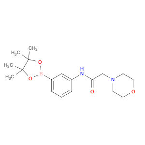 1059171-55-9 2-morpholino-N-(3-(4,4,5,5-tetramethyl-1,3,2-dioxaborolan-2-yl)phenyl)acetamide