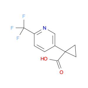 1-[6-(trifluoromethyl)-3-pyridyl]cyclopropanecarboxylic acid