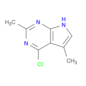 1060815-87-3 4-chloro-2,5-dimethyl-7H-pyrrolo[2,3-d]pyrimidine