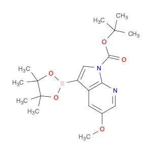 1073338-94-9 tert-Butyl 5-methoxy-3-(4,4,5,5-tetramethyl-1,3,2-dioxaborolan-2-yl)-1h-pyrrolo[2,3-b]pyridine-1-car