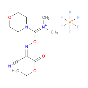 1075198-30-9 N-[1-(Cyano-2-ethoxy-2-oxoethylideneaminooxy)dimethylamino(morpholino)uronium hexafluorophosphate