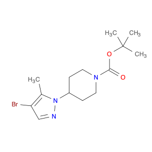 1076223-99-8 tert-butyl 4-(4-bromo-5-methylpyrazol-1-yl)piperidine-1-carboxylate