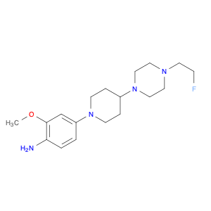 1089279-63-9 4-[4-[4-(2-Fluoroethyl)-1-piperazinyl]-1-piperidinyl]-2-(methyloxy)aniline