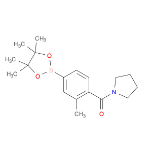 1092563-41-1 (2-methyl-4-(4,4,5,5-tetramethyl-1,3,2-dioxaborolan-2-yl)phenyl)(pyrrolidin-1-yl)methanone