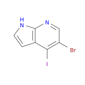 1092580-04-5 5-Bromo-4-iodo-1H-pyrrolo[2,3-b]pyridine