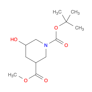 1095010-47-1 1-tert-Butyl 3-methyl 5-hydroxypiperidine-1,3-dicarboxylate